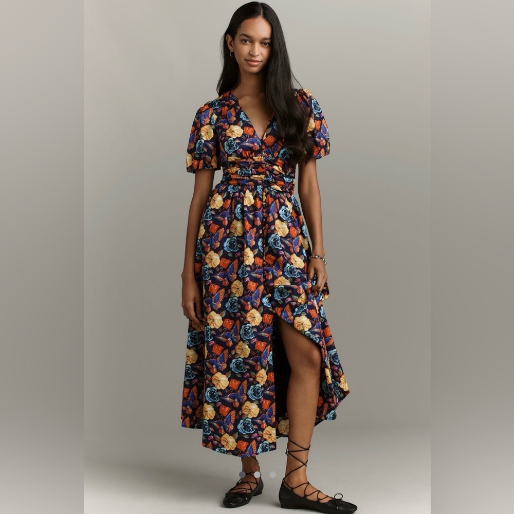 Anthropologie the Katerina Button front dress - Picture 2 of 11